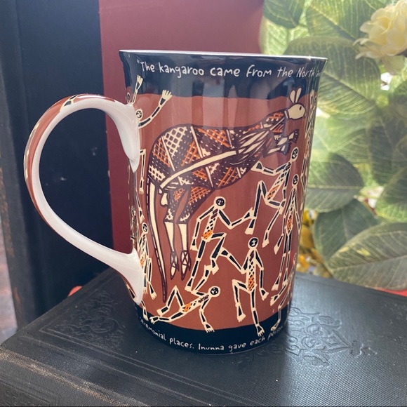 Aboriginal Dot Art Kangroo Coffee Mug